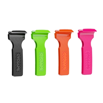 Fire Cyclami QT2 dækjern i sort, grøn, orange og pink med ergonomisk håndtag og kompakt design.