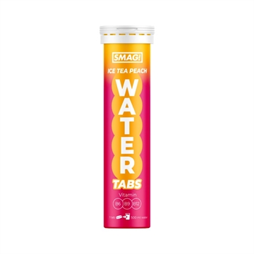 SMAG! Water Tabs - Rør med 20 tabs - Ice Tea Peach