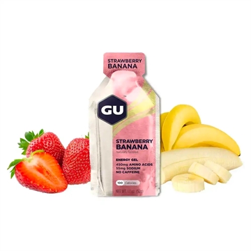 GU Energy Gel 24 stk - Jordbær & Banan