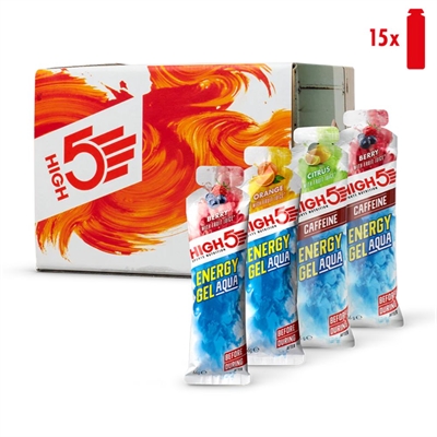 High5 Energy Aqua Gel - Mixkasse - 15 stk 