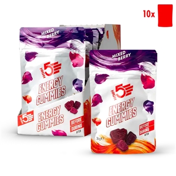 High5 Gummies - Pakke med 10 poser - mixed berry