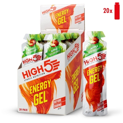 High5 Energi Gel - 20 stk - Æble