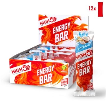 High5 Energibar - Kasse med 12 stk - Kokos