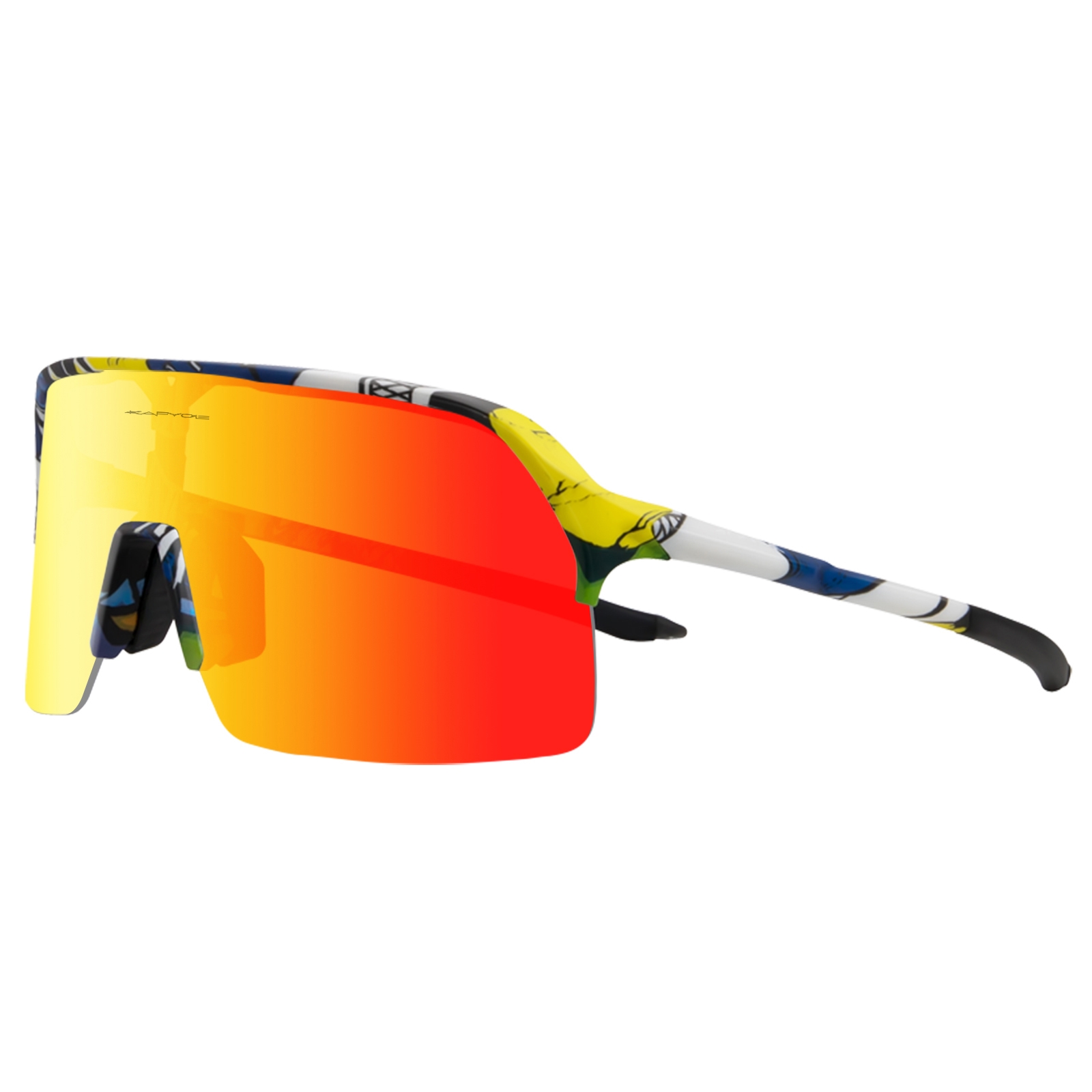 KAPVOE C40 Cykelbriller med rød linse| Køb nu!