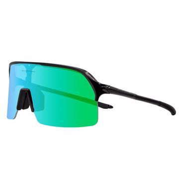 KAPVOE C40 Cykelbriller - Sort med grøn linse