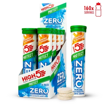 High5 Zero Protect tabletter - 8 x 20 stk - Turmeric & Ginger