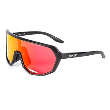 KAPVOE Apex - Polariseret outdoor solbrille - Black'n'Red 