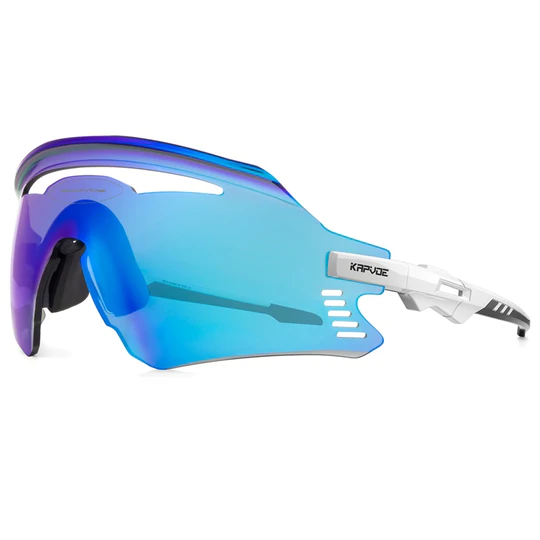 KAPVOE X10 Solbriller Hvid blå Køb nu!