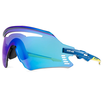 KAPVOE X10 Solbriller - Blå/Gul med blå linse