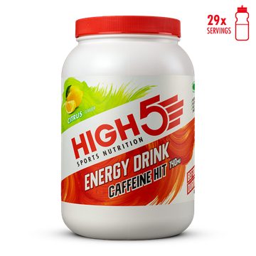 High5 Energy Drink Caffeine Hit - 140mg koffein - 1,4kg - DATOVARE