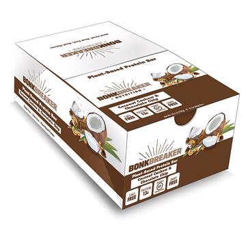 Bonk Breaker Proteinbar Coconut Cashew & Chocolate Chip 12x60 g - DATOVARE