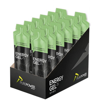 PurePower Energy Gel - 12 x 40g - Lemon Tea